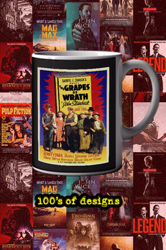 The Grapes of Wrath 11oz Mug | Film Memorabilia | Grapes of Wrath Design | Lead Actor Name