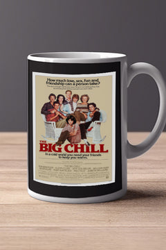 The Big Chill 11oz Mug featuring Kevin Kline | Film Poster Design for Etsy & Shopify | Retro Movie Memorabilia