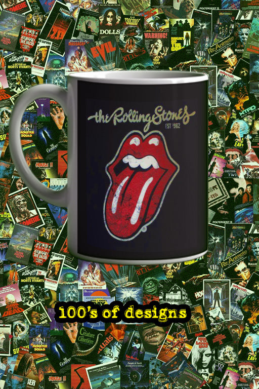 Rolling Stones Logo 11oz Mug | Music Artist Inspired | Rock Band Design | Gift for Music Lovers | Vintage Style Cup