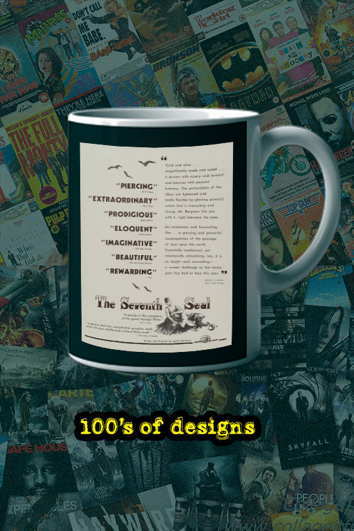 The Seventh Seal 11oz Mug | Film Poster Design | Max Von Sydow