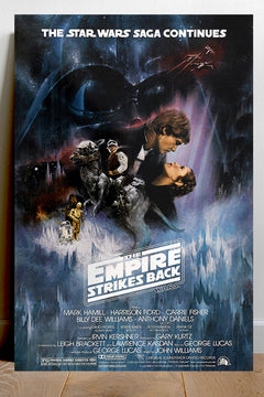 The Empire Strikes Back Harrison Ford | Star Wars Movie Poster | Glossy Sci-Fi Wall Art | Retro Film Print | Cinematic Home Decor | Collector’s Gift