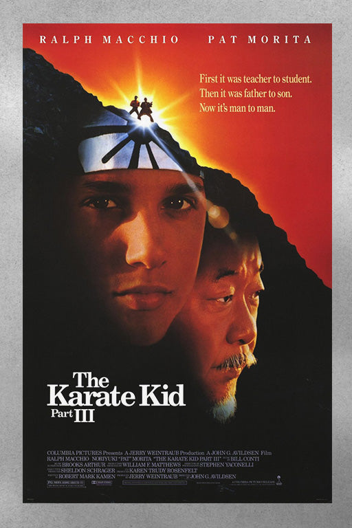 The Karate Kid Part 3 Ralph Macchio | Gloss Poster | 80s Movie Art | Karate Kid Wall Decor | Retro Film Print | Martial Arts Movie Poster | Cult Classic Design