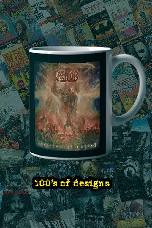 Kreator Phantom Antichrist 11oz Mug | Music Artist Merchandise | Heavy Metal Coffee Cup | Band Fan Gift | Kreator Phantom Antichrist Design