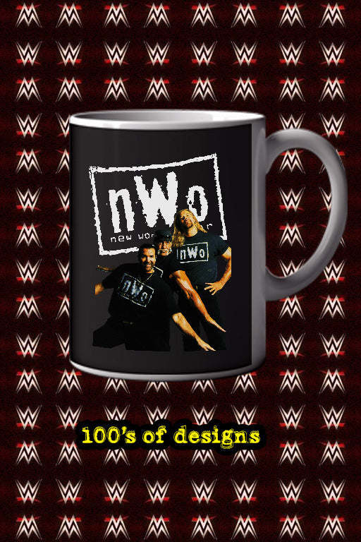 NWO 11oz Mug  WWE  | WCW  | NWO | Hulk Hogan | Scott Hall | Kevin Nash