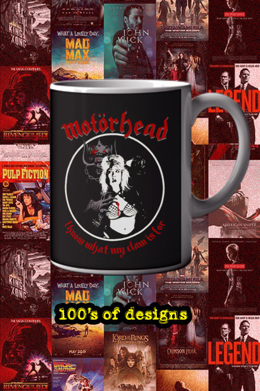 Motorhead I Know What My Claw Is For 11oz Mug | Music Inspired Design | Rock Band Gift