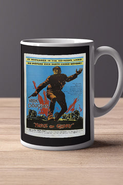 Paths of Glory 11oz Mug | Film Memorabilia | Kirk Douglas | Stanley Kubrick | Vintage Movie Poster