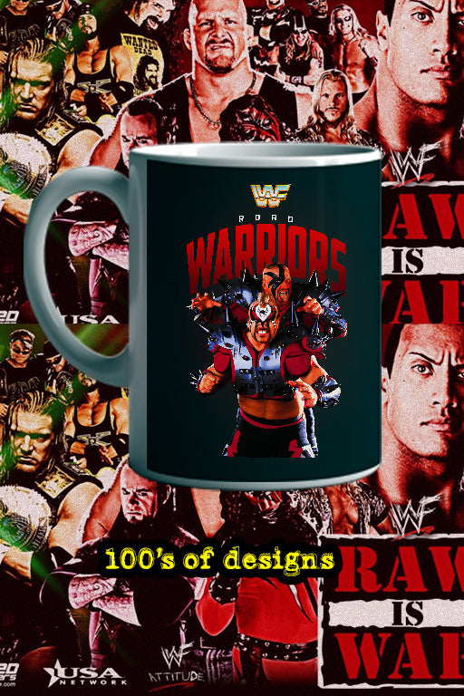 ROAD WARRIORS 11oz Mug | WWE | Legion of Doom | Wrestling | Hawk and Animal | Gift Idea | Collectible