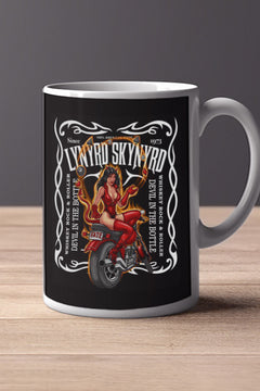 Lynyrd Skynyrd Devil In The Bottle 11oz Mug | Music Artist Design | Rock Band Merchandise | Gift for Fans