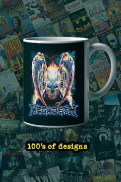 Megadeth Primitive 11oz Mug | Music Artist Design | Rock Band Merchandise | Gift for Music Lovers | Unique Coffee Cup