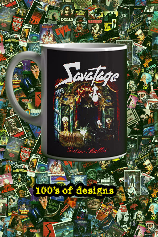 Savatage Gutter Ballet 11oz Mug | Music Artist Inspired | Savatage Fan Gift | Gutter Ballet Design | Music Lover | Coffee Cup Mug
