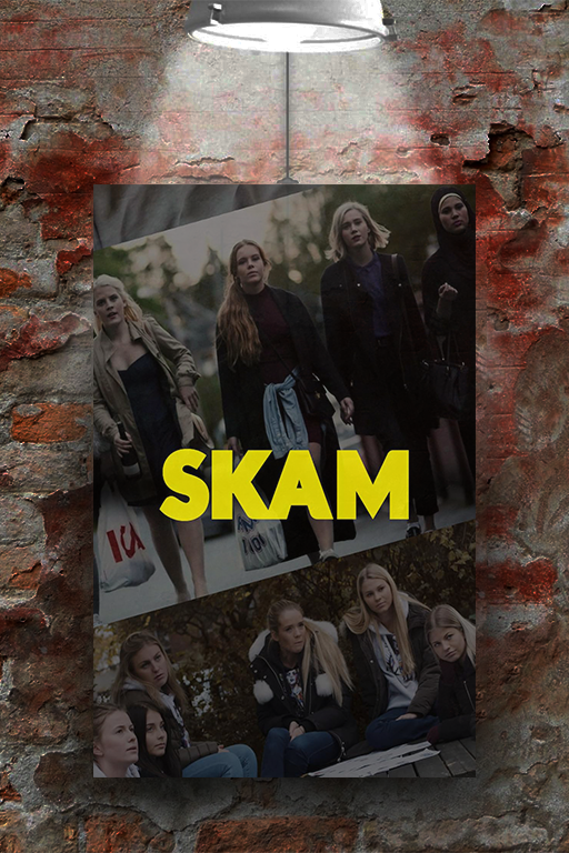 Skam Gloss Poster | Eva Mohn Design | TV Show Skam Art Print | Premium Quality