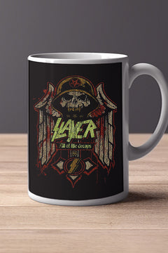 Slayer All Of Life Decays 11oz Mug | Music Artist Design | Slayer All Of Life Decays Merchandise | Music Lover Gift