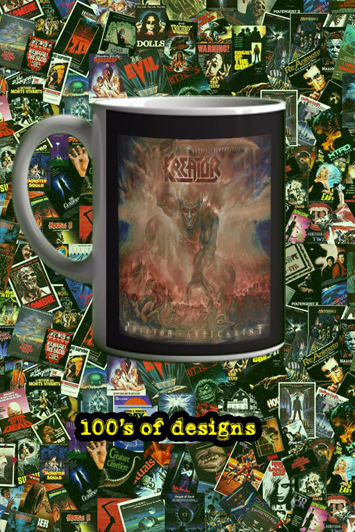 Kreator Phantom Antichrist 11oz Mug | Music Artist Merchandise | Heavy Metal Coffee Cup | Band Fan Gift | Kreator Phantom Antichrist Design