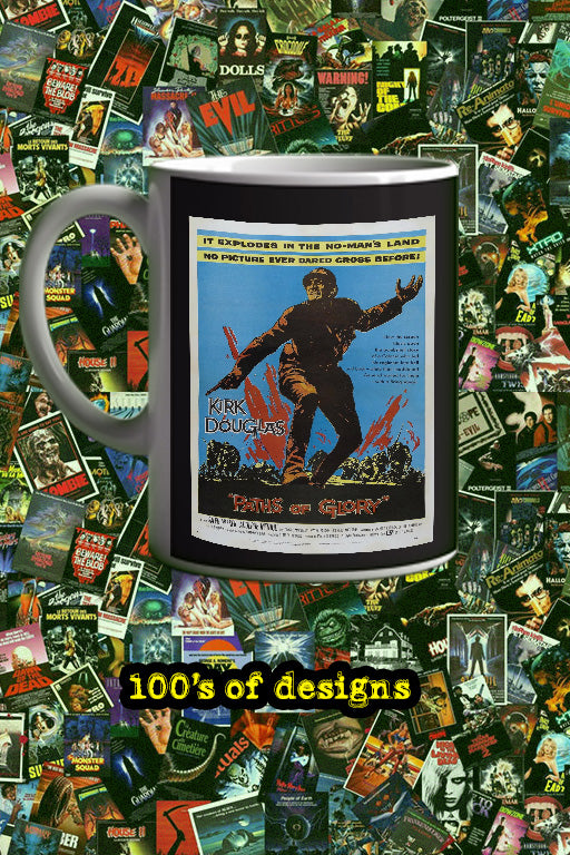 Paths of Glory 11oz Mug | Film Memorabilia | Kirk Douglas | Stanley Kubrick | Vintage Movie Poster