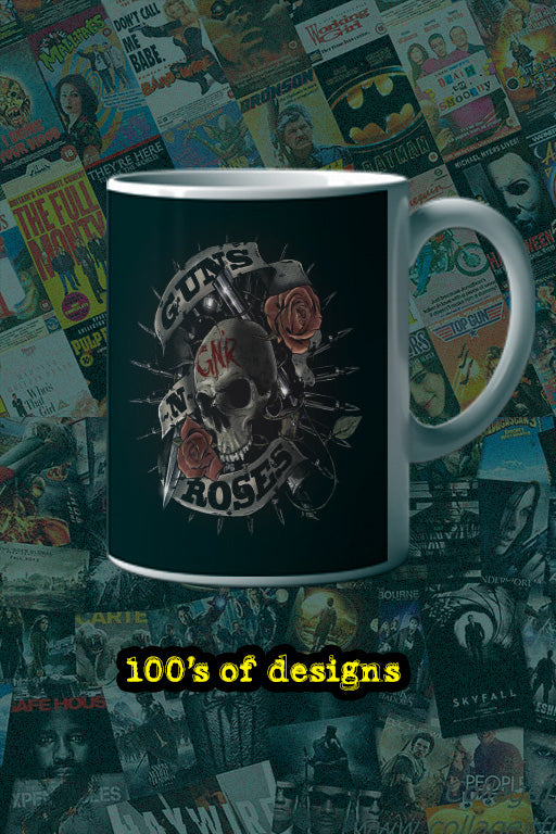 Guns N' Roses 11oz Mug | Music Artist Design | Rock Band Merchandise | Coffee Cup | Gift for Music Lover | Retro Axl Rose Mug