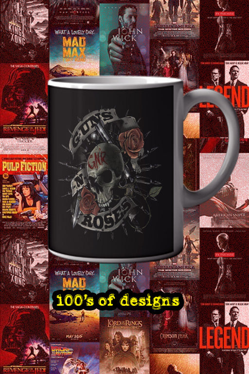 Guns N' Roses 11oz Mug | Music Artist Design | Rock Band Merchandise | Coffee Cup | Gift for Music Lover | Retro Axl Rose Mug