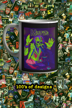 Misfits Inspired 11oz Mug | Music Artist Design | Rock Band Inspired | Music Lover Gift
