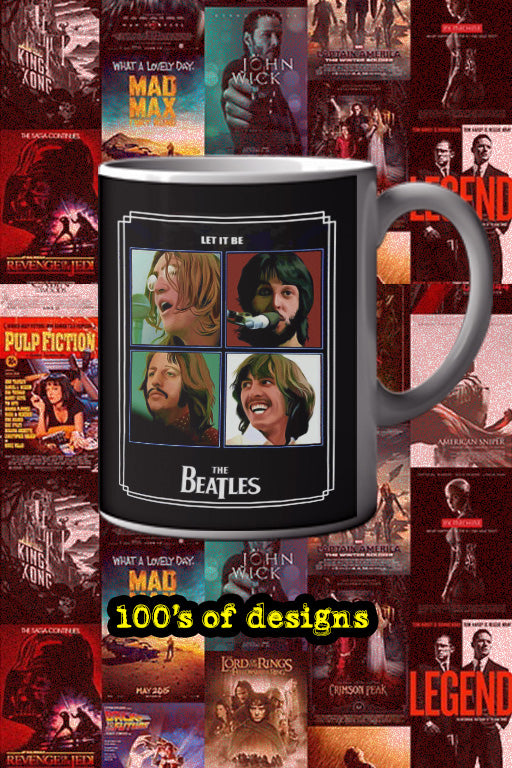 The Beatles Let It Be 11oz Mug | Music Artist | Band Design | Retro Coffee Cup | Music Lover Gift | Ceramic Tea Mug