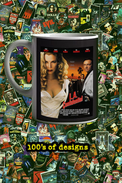 L.A Confidential 11oz Mug Kevin Spacey Kim Basinger Crime Thriller Classic Film Poster Noir | Movie Lover Gift Barware Art Deco Display Home Decor