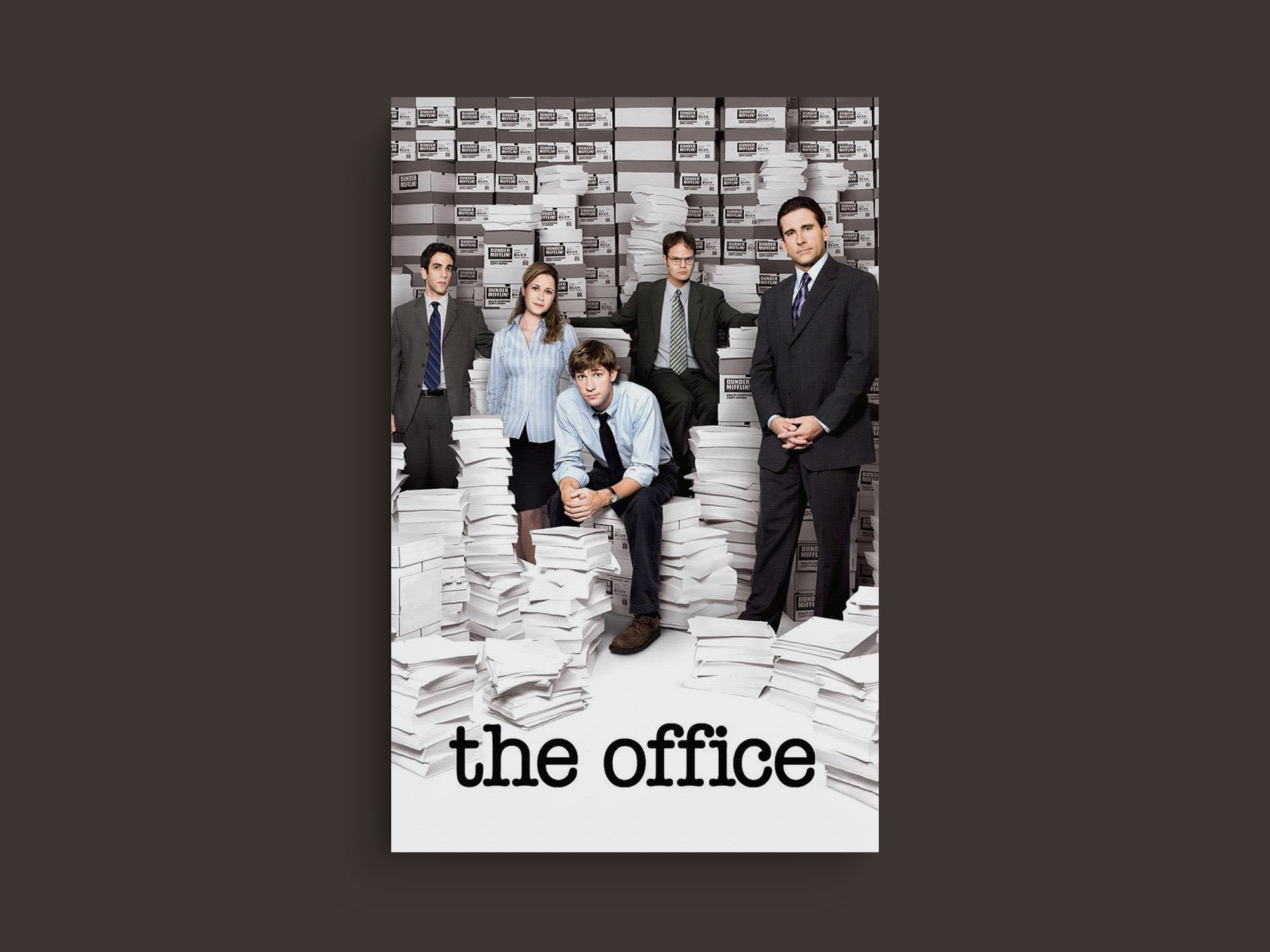 The Office USA Canvas Print | Jim Halpert Design | Gift for Fans | TV Show Memorabilia