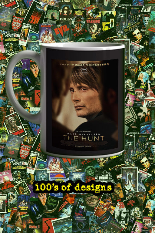 The Hunt 11oz Mug | Film Memrobillia | The Hunt Poster | Lead Actor's Name