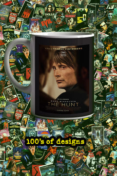 The Hunt 11oz Mug | Film Memrobillia | The Hunt Poster | Lead Actor's Name