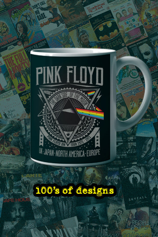 Pink Floyd The Dark Of The Moon Tour Poster 11oz Mug | Music Memorabilia | Vintage Album Art | Rock Band Merchandise