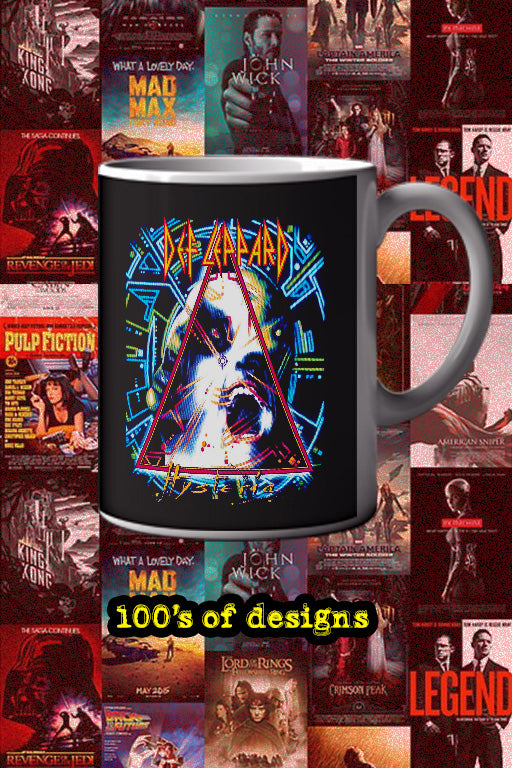 Def Leppard Hysteria 11oz Mug | Music Artist Design | Rock Band Merchandise