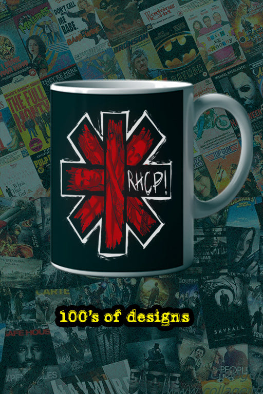 Red Hot Chilli Peppers 11oz Mug | Music Artist Design | Gift for Music Lovers | Rock Band Fan Merchandise | Red Hot Chilli Peppers Collectible Mug