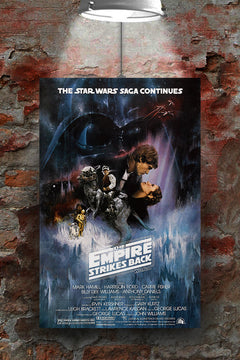 The Empire Strikes Back Harrison Ford | Star Wars Movie Poster | Glossy Sci-Fi Wall Art | Retro Film Print | Cinematic Home Decor | Collector’s Gift