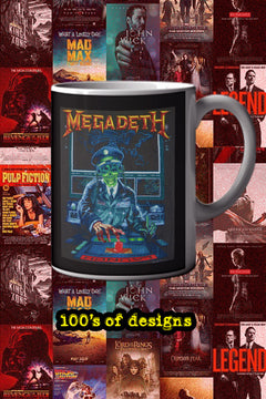 Vic Rattlehead 11oz Mug | Music Artist Design | Metal Fan Coffee Cup | Heavy Metal Gift