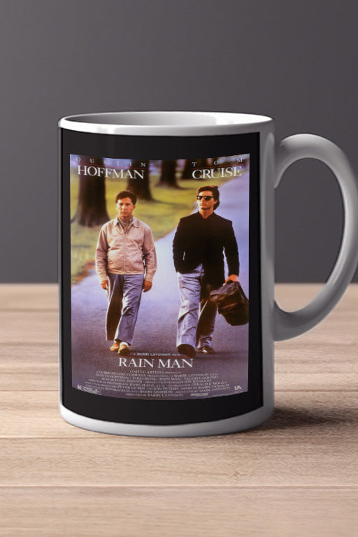 Rain Man 11oz Mug | Film | Dustin Hoffman | Tom Cruise | Movie Poster Design