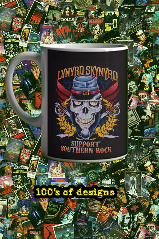 Lynryd Skynrd Support Southern Rock 11oz Mug | Music Artist | Southern Rock | Lynryd Skynrd Design