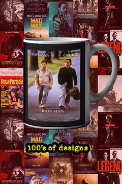 Rain Man 11oz Mug | Film | Dustin Hoffman | Tom Cruise | Movie Poster Design