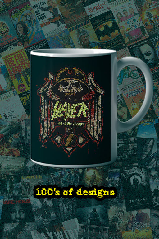 Slayer All Of Life Decays 11oz Mug | Music Artist Design | Slayer All Of Life Decays Merchandise | Music Lover Gift
