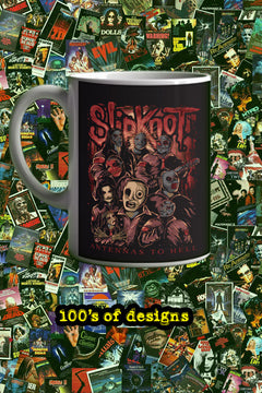 Slipknot Antennas To Hell 11oz Mug | Music Artist Merch | Slipknot Fans | Rock Band Gift | Coffee Cup | Heavy Metal Collectible