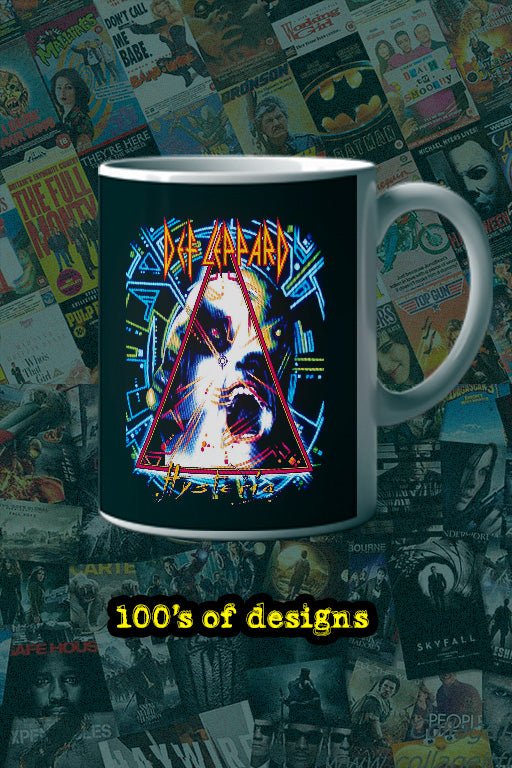 Def Leppard Hysteria 11oz Mug | Music Artist Design | Rock Band Merchandise