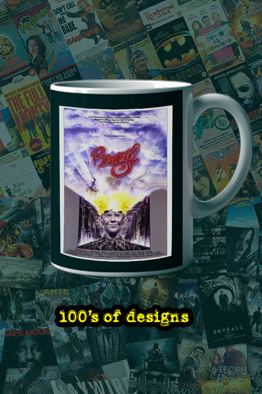Brazil 11oz Mug | Film Poster Design | Brazil Film | Lead Actor's Name