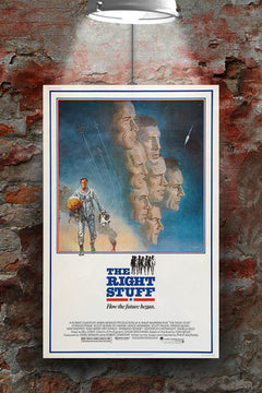 The Right Stuff Ed Harris Glossy Poster | Movie Wall Art | Retro Film Print | Space Race Decor | Cinematic Home Aesthetic | Collector's Gift