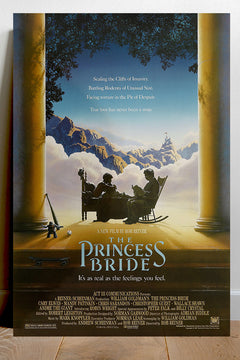 The Princess Bride Cary Elwes & Robin Wright Glossy Poster | Fantasy Movie Art Print | Retro Film Wall Decor | 80s Cult Classic Poster | Movie Lover Gift | High-Quality Cinematic Print