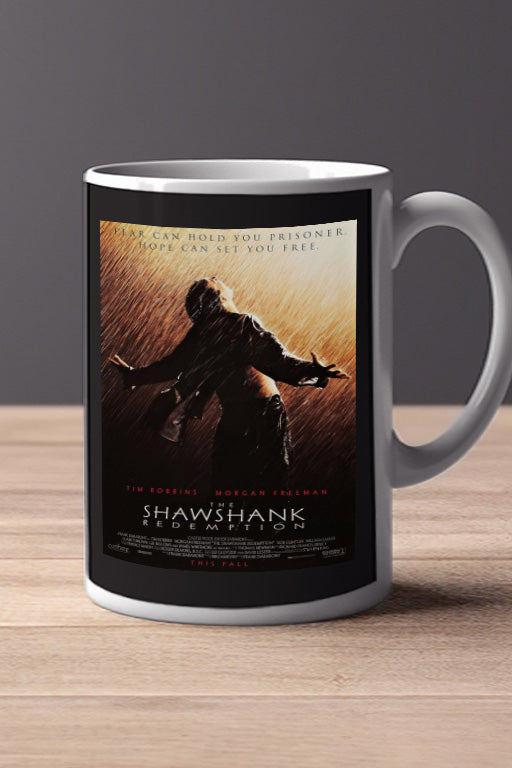 The Shawshank Redemption 11oz Mug | Film Memorabilia | The Shawshank Redemption Design | Tim Robbins Mug