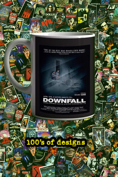 Downfall 11oz Mug | Film Merchandise | Movie Poster Design | Actor's Name