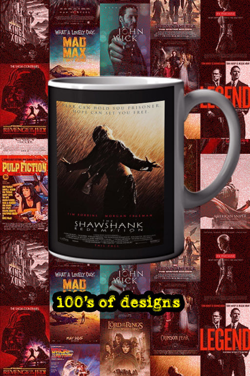 The Shawshank Redemption 11oz Mug | Film Memorabilia | The Shawshank Redemption Design | Tim Robbins Mug