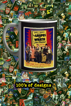 The Grapes of Wrath 11oz Mug | Film Memorabilia | Grapes of Wrath Design | Lead Actor Name