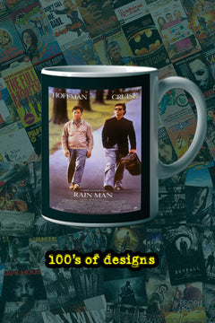 Rain Man 11oz Mug | Film | Dustin Hoffman | Tom Cruise | Movie Poster Design