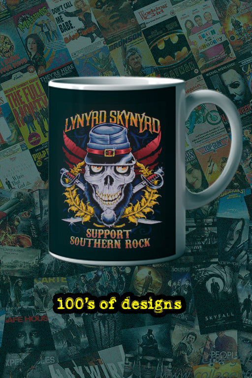Lynryd Skynrd Support Southern Rock 11oz Mug | Music Artist | Southern Rock | Lynryd Skynrd Design