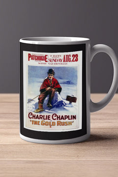 The Gold Rush 11oz Mug | Film Memorabilia Mug | The Gold Rush Design - Charlie Chaplin