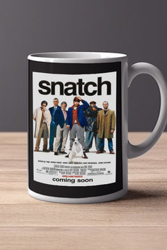 Snatch 11oz Mug Film Movie Poster Brad Pitt Jason Statham | Film Snatch Design Mug