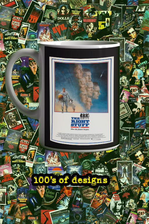 The Right Stuff 11oz Mug | Film Poster Design | Lead Actor's Name