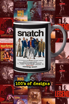 Snatch 11oz Mug Film Movie Poster Brad Pitt Jason Statham | Film Snatch Design Mug